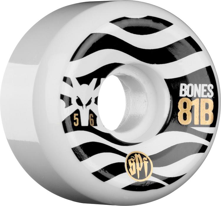 Bones(ボーンズ) WHEEL　SPF Eighty Ones 56mm White (ボーンズ　ウィール　スケートボード)