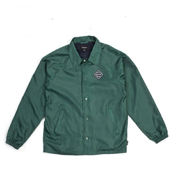 【BRIXTON】SEIVER H'GREEN　COACH JACKET 　コーチ　ジャケットGREEN（緑）