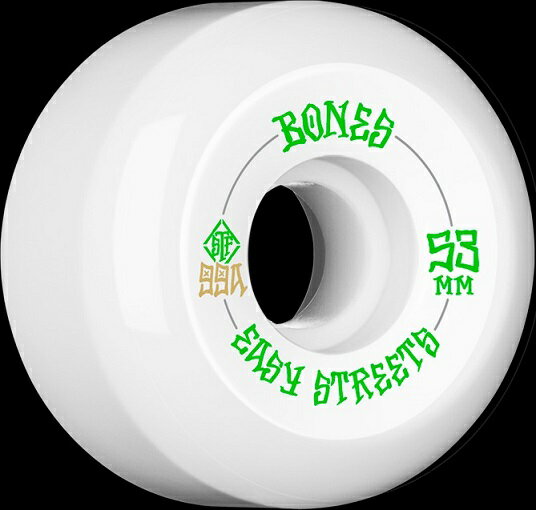 Bones(ボーンズ) WHEEL　STF 　EASY STREETS 　V5 53mmx31MM (ボーンズ　ウィール　スケートボード)