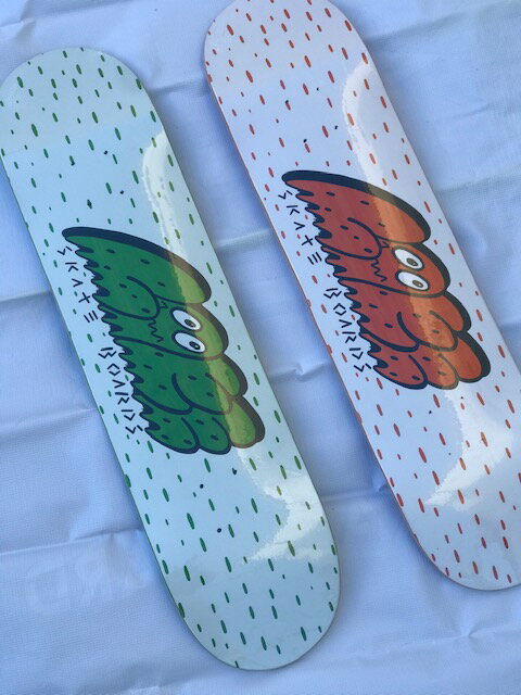 7.75×31.3 full concave Skateboard Deck likeスケートボードショップオリジナル スケートボード デッキ　カナディアンメイプル 7PLY EPOXY RESIN Glue