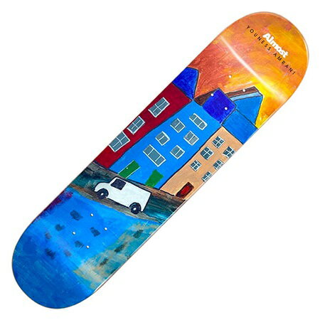 【ALMOST】8.0 x 31.7 Youness Places Left Skateboard Deck　オールモスト　スケートボード　デッキ　MELLOW　CONCAVE