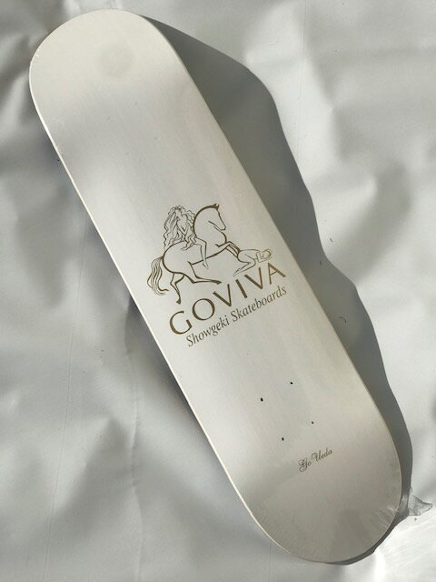 【SHOWGEKI】7.75 x 31.3 GOVIVA Skateboard Deck ショウゲキスケートボード デッキ 13mind