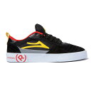 【LAKAI X ERASED】CAMBRIDGE SMU - BLACK/WHITE REFLECTIVE SUEDE