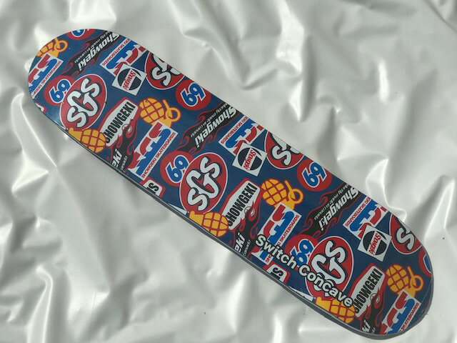 【SHOWGEKI】8.1x 31.5 SWITCH CONCAVE　CAR Skateboard Deck ショウゲキスケートボード デッキ 13mind