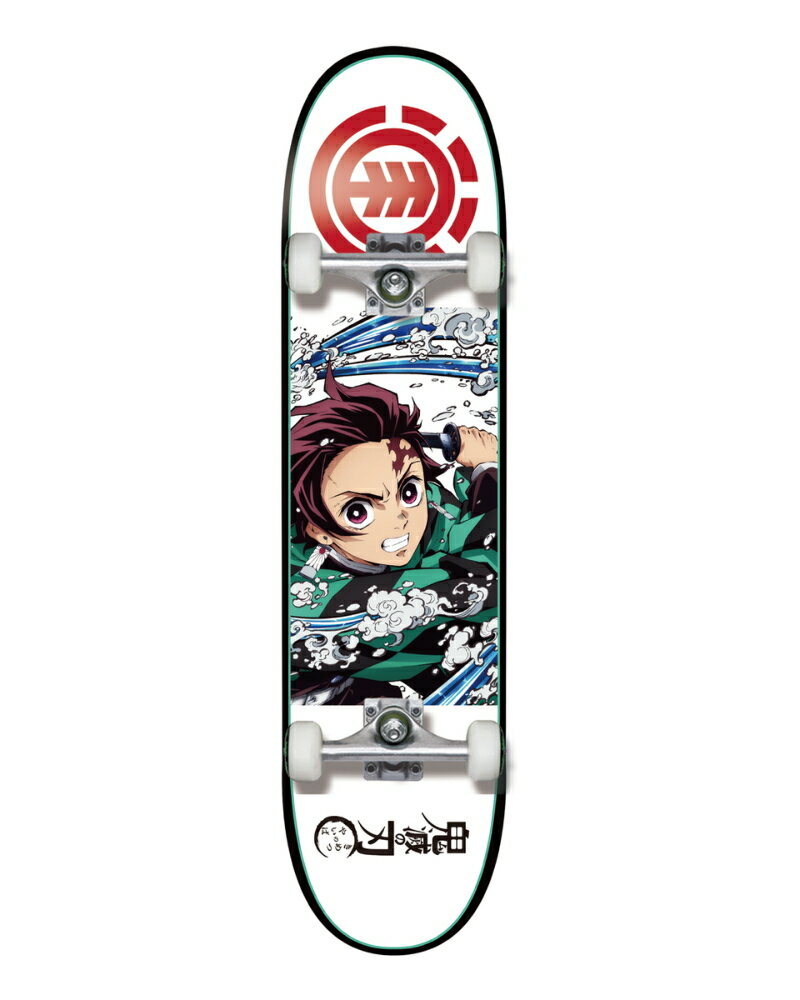 【ELEMENT 】8.0　鬼滅の刃 スケートボード コンプリート KIMETSU TANJIRO 2エレメント　スケートボード