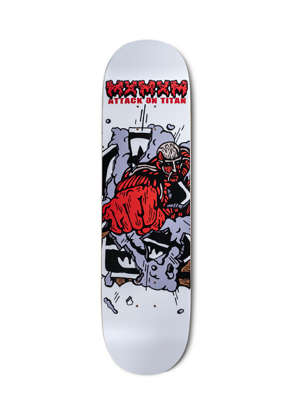 MAGICAL MOSH MISFITS 進撃の巨人 8.25 x 31.5” MAGICAL MOSH TITAN” DECK マジカルモッシュミ スフィッツ スケボー スケボーデッ キ 進撃の巨人 コラボ