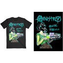 MINISTRY ミニストリー MORAL HYGIENE GASMASK Tシャツ(ブラック)