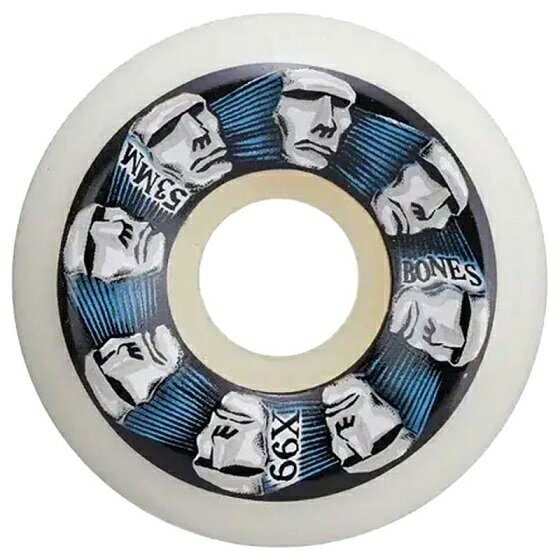 BONES WHEELS 53mm X-FORMULA HEAD RUSH V5 SIDECUT WHITE 99A SKATEBOARD WHEELS ボーンズ ウィール