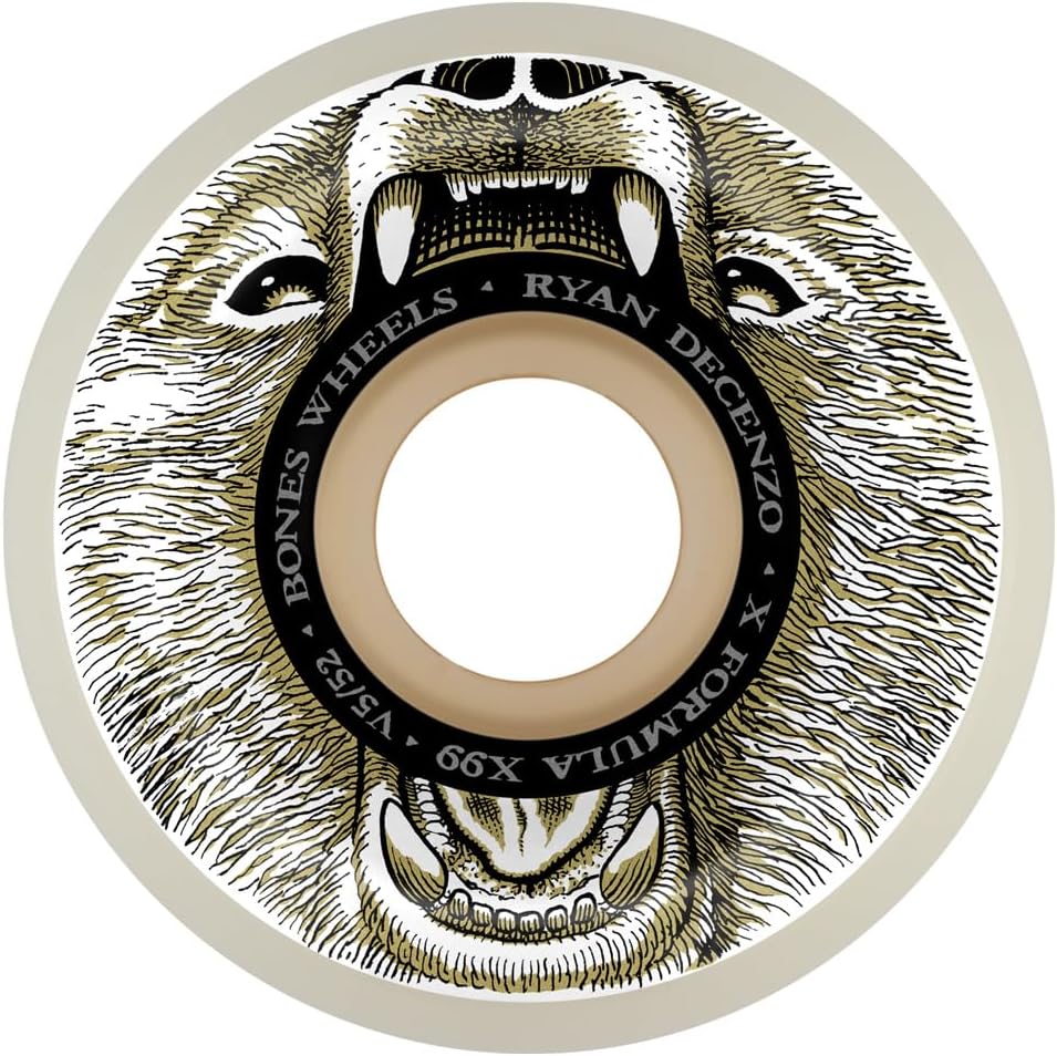 BONES WHEELS 52mm X-FORMULA DECENZO BEAR GRILLS V5 SIDECUT 99A WHEELS【正規輸入品】ボーンズ ウィール