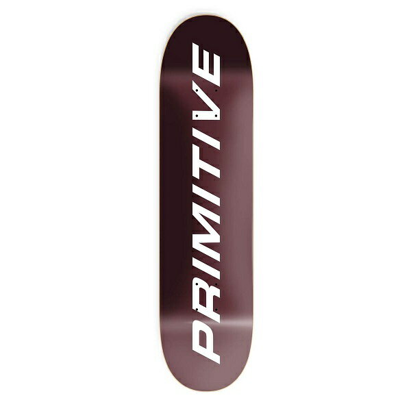 【PRIMITIVE】8.125 × 31.75 EURO SLANT CORE BURGUNDY Skateboard Deck プリミティブ　スケートボード　デッキ