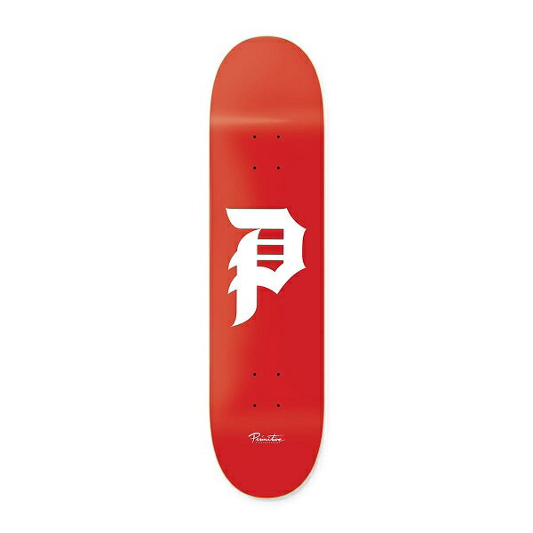 【PRIMITIVE】8.125 × 31.75 DIRTY P CORE RED Skateboard Deck プリミティブ　スケートボード　デッキ