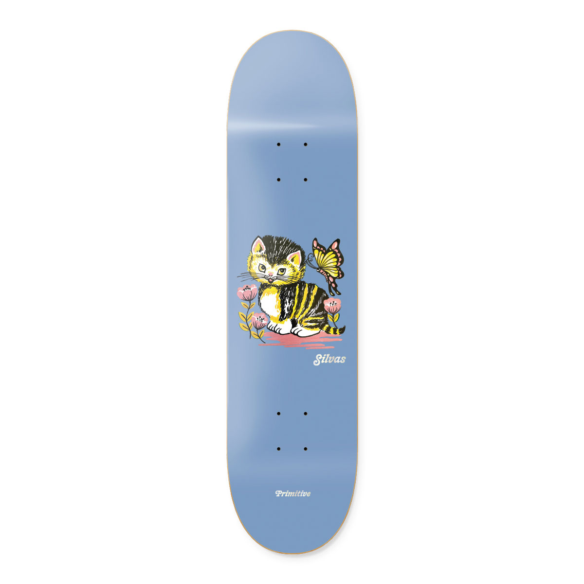 【PRIMITIVE】8.25 × 31.85 STORYBOOK CAPSULE SILVAS SUNDAY DECK BLUE プリミティブ　スケートボード　デッキ