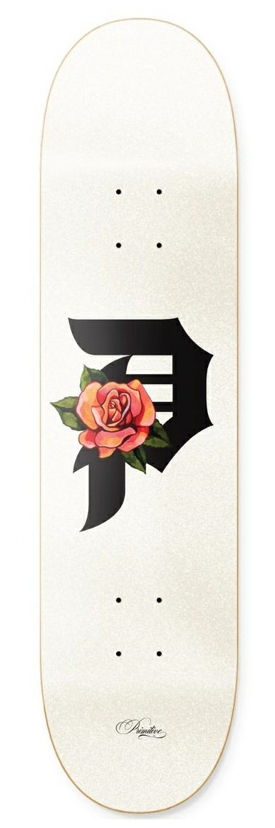 【PRIMITIVE】8.0 × 31.75 LOVE CAPSULE MADRID DIRTY P DECK WHITEプリミティブ　スケートボード　デッキ