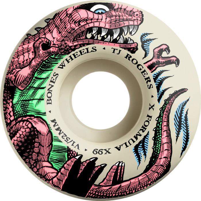 BONES X-FORMULA DINO-SORTAS ROGERS 52MM 99A V1 SKATEBOARD WHEELS ボーンズ ウィール