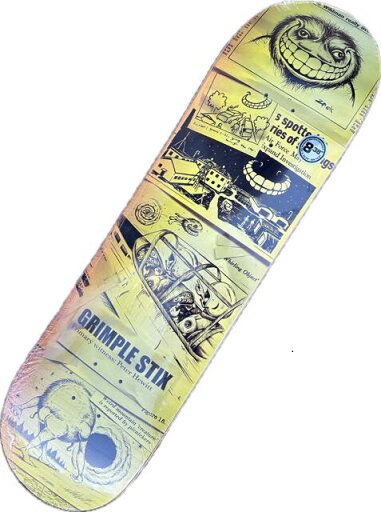 【ANTI HERO】8.38.25 x 32 PETER HEWITT GRIMPLESTIX SIGHTINGS Skateboard Deck アンチヒーロー スケートボード デッキ 【ANTI HERO】8.38.25 x 32 PETER HEWITT GRIMPLESTIX SIGHTINGS Skateboard Deck アンチヒーロー スケートボード デッキ
