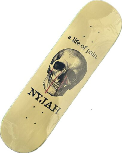 DISORDER 8.125 x 31.75 Life Of Pain Deck CREAM NYJAH ナイジャ・ヒューストン Deck BLACK スケートボード デッキ DISORDER 8.125 x 31.75 Life Of Pain Deck CREAM NYJAH ナイジャ・ヒューストン Deck BLACK スケートボード デッキ