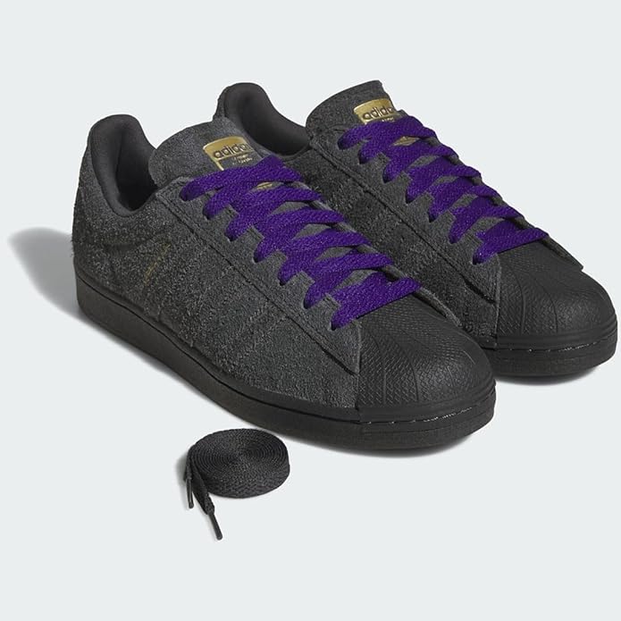 SUPERSTAR ADV カーボン/カーボン/カレッジエイトパープル JR7409 スーパースター 日本国内正規品