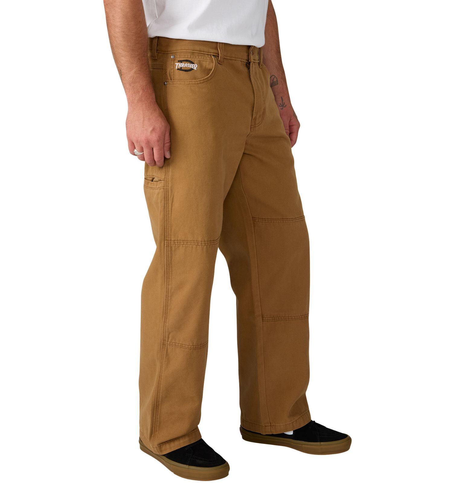 Rakuten - 【Dickies x THRASHER】Double knee pants　ディッキーズ　ダブルニーパンツ　ブラウン