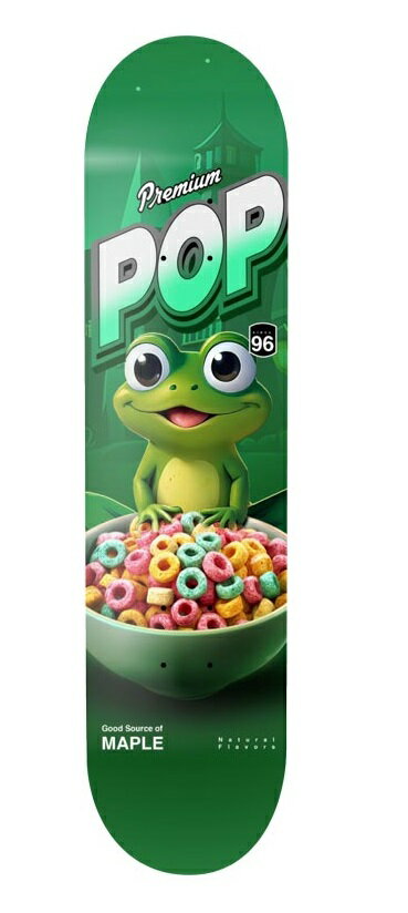 PREMIUM　7.375 x 29.875　 SKATEBOARDS POP FROGGIE　KIDS　プレミアム　スケートボード　デッキ