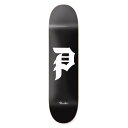 PRIMITIVE W7.375×H28×WB12.25 DIRTY P CORE BLACK プリミティブ スケボー デッキ