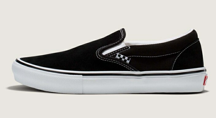乐天商城 - VANS SKATE SLIP-ON / BLACK/WHITE バンズ スケート スリッポン VN0A5FCAY28 ヴァンズ スニーカー