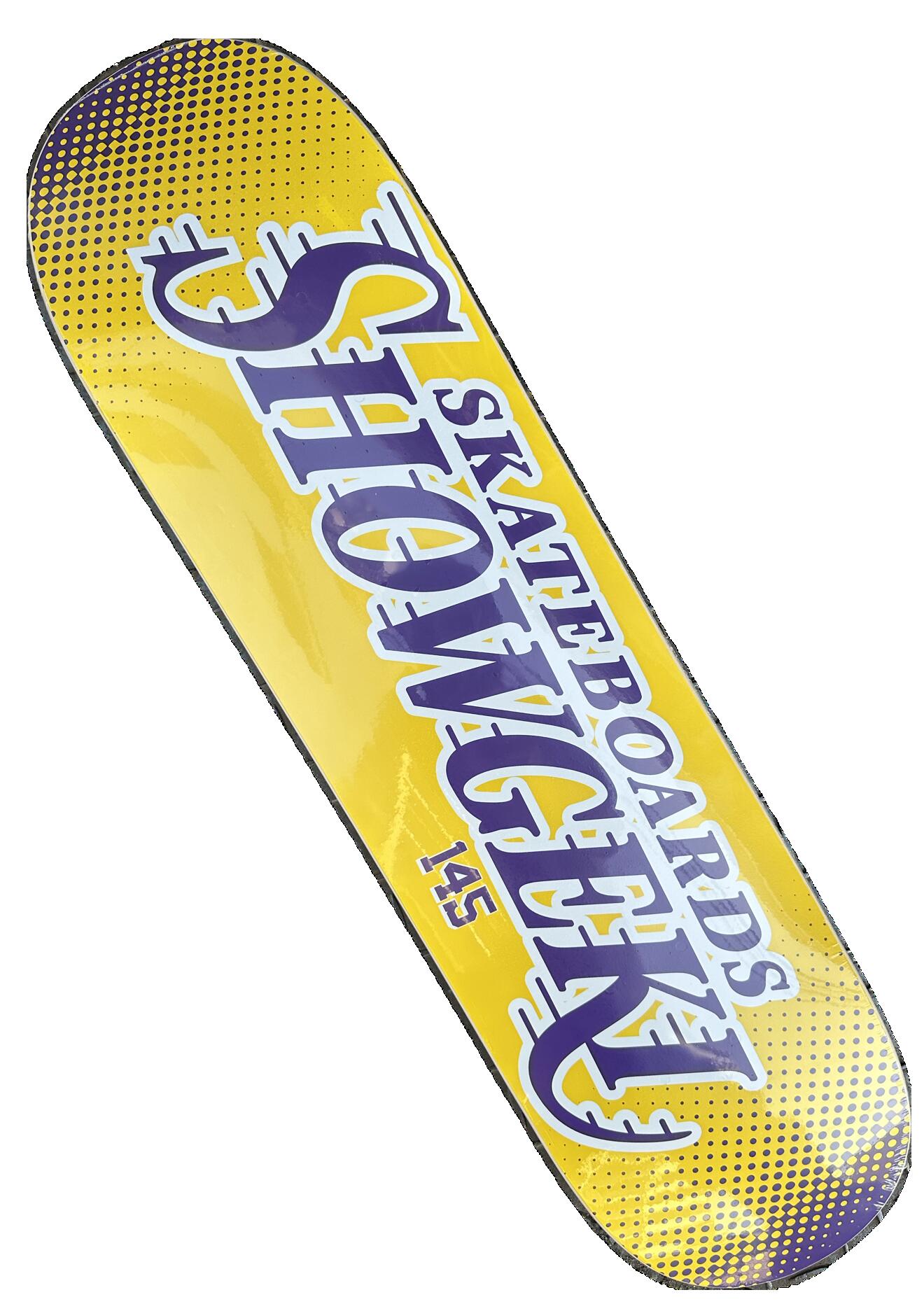 SHOWGEKI LAKERS 145 KIDS 7.375 x 29.25 Jr SKATEBOARDS ショウゲキ スケートボード　デッキ