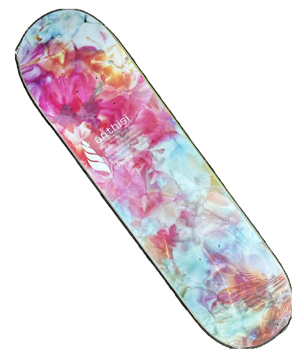 PREMIUM 7.25 x 29.375 SKATEBOARDS ICE TIE-DYE