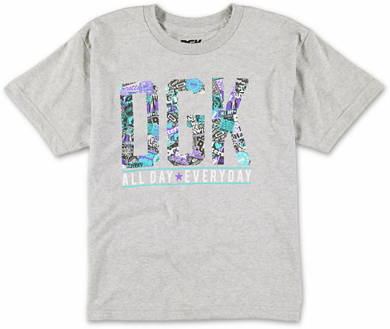 DGK Boys Collage Grey T-Shirt （ディージーケー　スケートボード　ボーイズ（ユース＆キッズ）　Tシャツ）