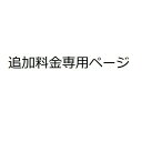 『別途追加料金』追加料金等の別途追加料金専用ページ