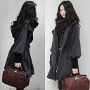 アウター レディース 春 コート ジャケット フード付 きれいめ カジュアル 長袖 おしゃれ フェミニン ジッパー ドロスト 大きいサイズ グレー 秋 冬 20代 30代 40代 50代