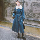 チェスターコート デニム トレンチコート アウター レディース ジャケット ロングコート きれいめ ファー カジュアル 長袖 おしゃれ 可愛い かっこいい ウエ...