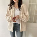 トップス ジャケット アウター フーディー パーカー レディース カジュアル 長袖 おしゃれ 大人 可愛い スポーティ カーディガン 薄手アウター ベージュ オ...