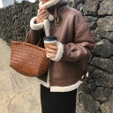 コート アウター ジャケット フェイクレザー ボア ブルゾン レディース きれいめ カジュアル おしゃれ 大人 可愛い ゆったり 体型カバー かっこいい シンプ...