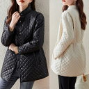 アウター コート ダウン ジャケット キルティング スタンドカラー レディース エレガント きれいめ カジュアル おしゃれ 大人 可愛い フェミニン ドロスト ...