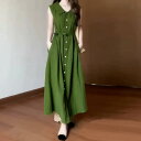 ワンピース ワンピ ドレス レディース ビッグカラー エレガント きれいめ カジュアル 大人 可愛い フェミニン Aライン ロング丈 ウエストリボン シンプル ...