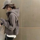 トップス スウェット パーカー フーディ ジップアップ カーディガン 羽織り レディース 大人 可愛い きれいめ カジュアル スポーティ フェミニン 長袖 ショ...
