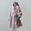 【9/3 20時~ セール対象商品】アウター ジャケット コート ノーカラー ガウン エレガント レディース 大人 可愛い 長袖 きれいめ カジュアル フェミニン おしゃれ シンプル カーディガン 羽織り 韓国 ミドル丈 ミディ丈 ピンク パープル 紫 春 秋 冬 20代 30代 40代 50代