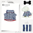 ドッグ ストライプ柄 カラー 半袖シャツ 犬 スリープウェア ラウンジウェア パジャマ 韓国 人気 ブランド ルームウェア 犬の服 部屋着 おしゃれ ドッグウェ...