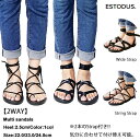 【2WAYサンダル】【気分よって変えれる】サンダル グラディエーターサンダル リゾートサンダル UNISEX ハンドメイド 2本ベルト付き オシャレ 軽量 韓国...