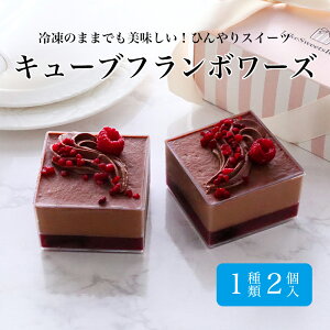 【ZIP！紹介】「キューブ フランボワーズ」キューブ型スイーツ・ケーキ スイーツ ケーキ ミニケーキ カップケーキ 冷凍ケーキ ミニ チョコ チョコレート高級 人気 冷凍 おしゃれ かわいい 可愛い インスタ映え ご褒美 取り寄せ ギフト 手土産 プレゼント 誕生日