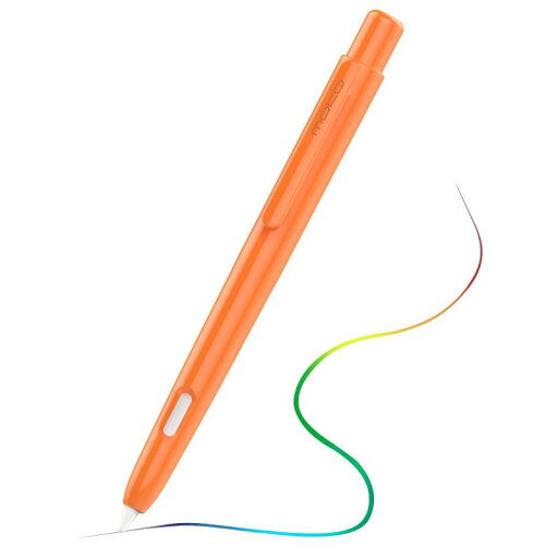 MoKo ホルダーケース Apple Pencil第2世代用 格納式 Apple Pencil 第2世代用ケース 保護ペンカバー 丈夫なクリップ付き ダブルタップ対応 オレンジ MoKo ホルダーケース Apple Pencil第2世代用 格納式 Apple Pencil 第2世代用ケース 保護ペンカバー 丈夫なクリップ付き ダブルタップ対応 オレンジ