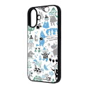 イングレム iPhone 16 Plus ケース ムーミン maru 衝撃吸収 バンパー ハイブリッドケース スマホケース 耐衝撃 軽量 スリム パターン_2 アイフォン16 IQ-AP48K4TB/MT014(3)