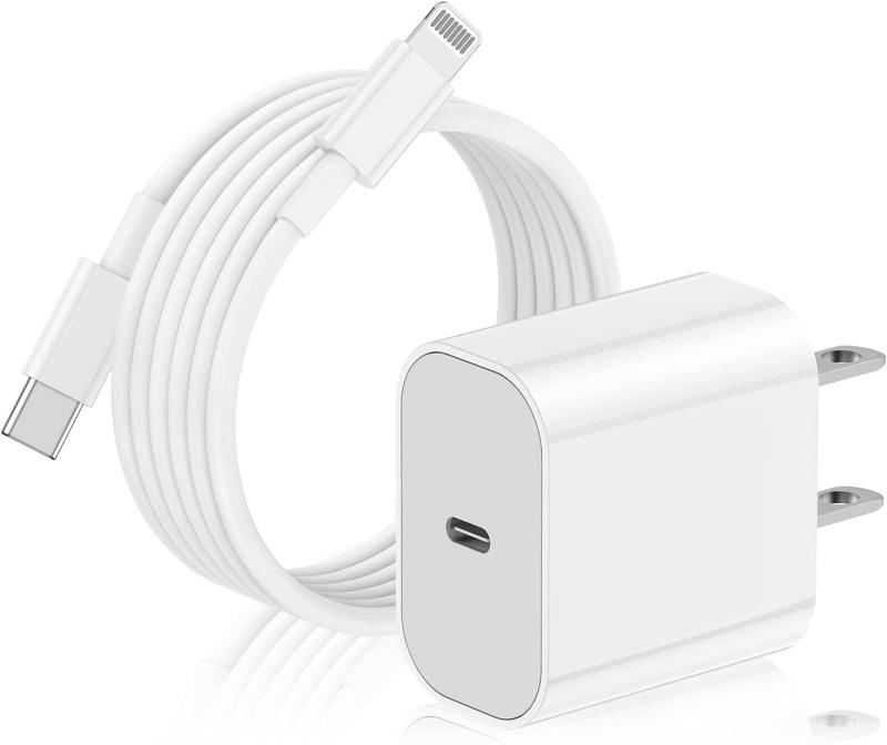 iPhone 充電器 20W PD 急速充電 [MFi/PSE認証済み] USB C - Lightning ケーブル 2m付き Type C スマホ 電源アダプター タイプC アイフォン iPhone/iPad/AirPods その他USB-C機器対応