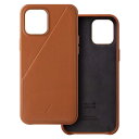 Native Union Clic Card Case スマホケース iPhone 12 Pro Max対応 - イタリアンナッパレザー カードホルダー付き(T...