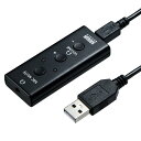 サンワサプライ USBオーディオ変換アダプタ(4極ヘッドセット用) MM-ADUSB4(3)
