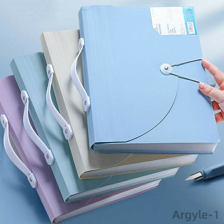 【送料無料】書類ケース 伸縮 収納 ネームラベル付 a4 薄型 防水 自立 13ポケット ...