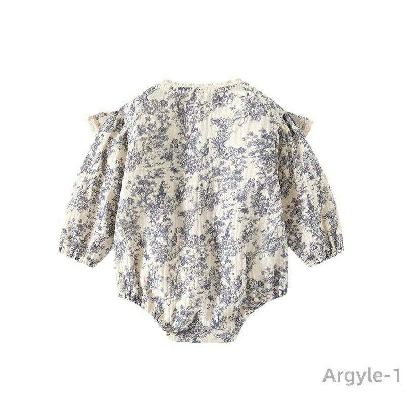 【送料無料】ベビー服 ロンパース 女の子 新生児 カバーオール 長袖 綿 春 秋 可愛い おしゃれ ベビー服 ロンパース 女の子 新生児 59cm 3