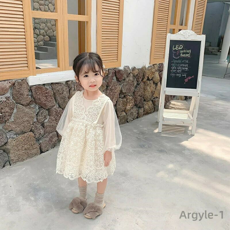 Rakuten - 【送料無料】キッズ ワンピース 春 秋 子供服 女の子 ワンピース 長袖 ベビーワンピース 結婚式 おしゃれ 誕生日服 発表会 パーティー
