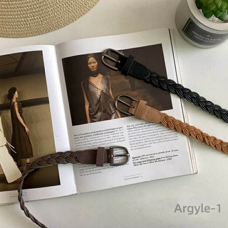 【送料無料】織ベルト 麻 黒 細い レディース ブラウン メール便 メッシュベルト 細ベルト 韓国 キャメル 編み ベルト リネン