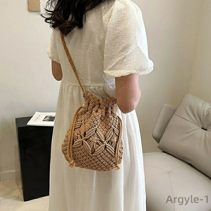 Tote Bag Type - 【送料無料】かごバッグ レディース 巾着バッグ カゴバッグ ショルダーバッグ バケツバッグ ショルダーバッグ ミニ かばん 小さめ